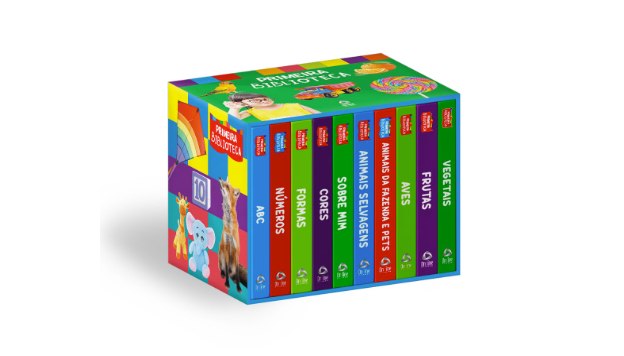 Coleção Primeira Biblioteca Volume 01 - Box com 10 Livrinhos