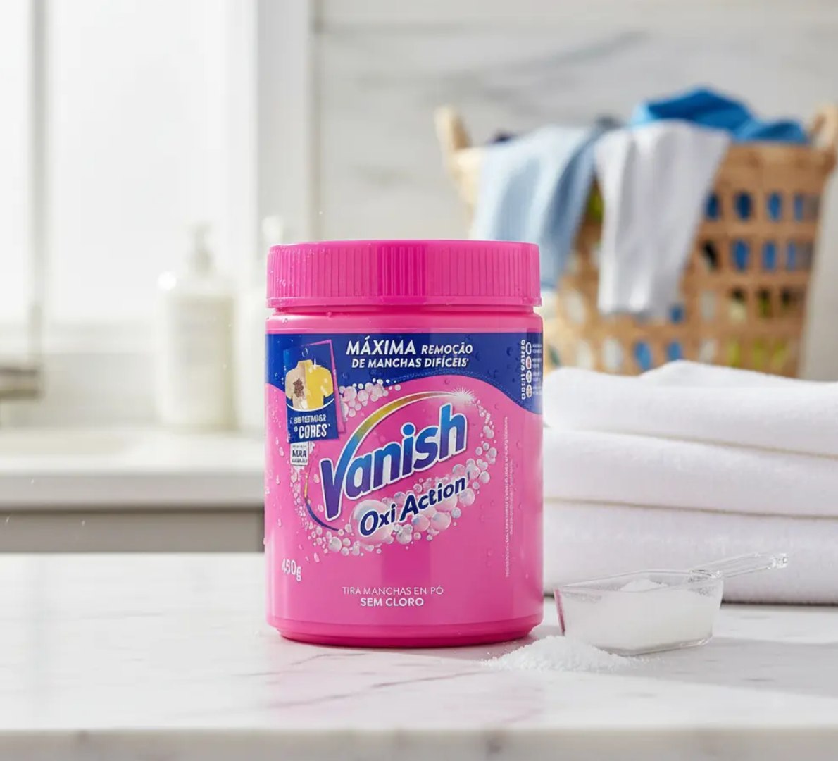 Tira Manchas em Pó Vanish Multi Power Oxi Action 450g