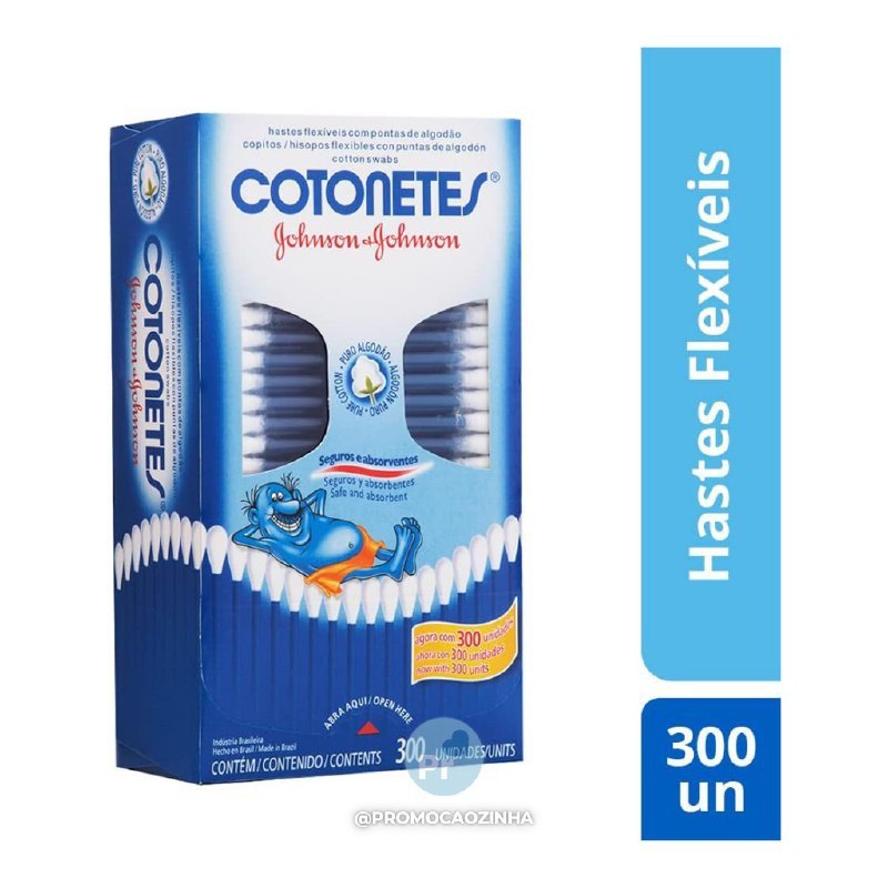 Cotonetes Hastes Flexíveis