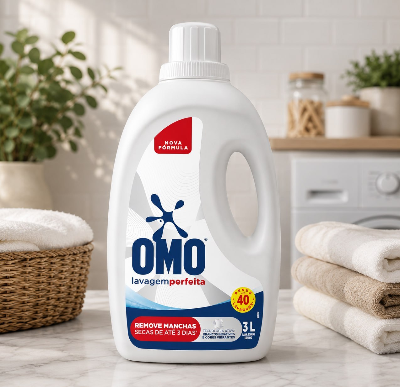 Omo Sabão Líquido Lavagem Perfeita 3L