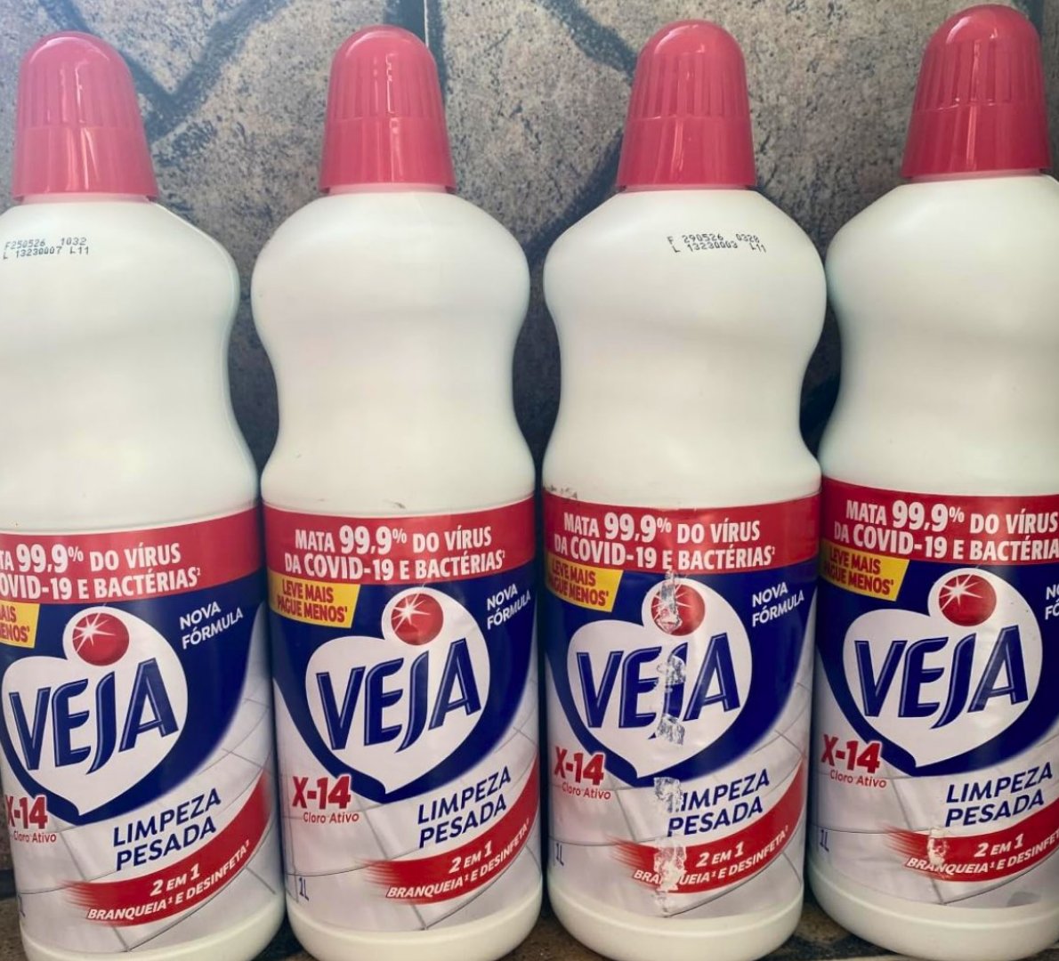 Limpador para Limpeza Pesada Cloro Ativo 2 em 1 - 1L
