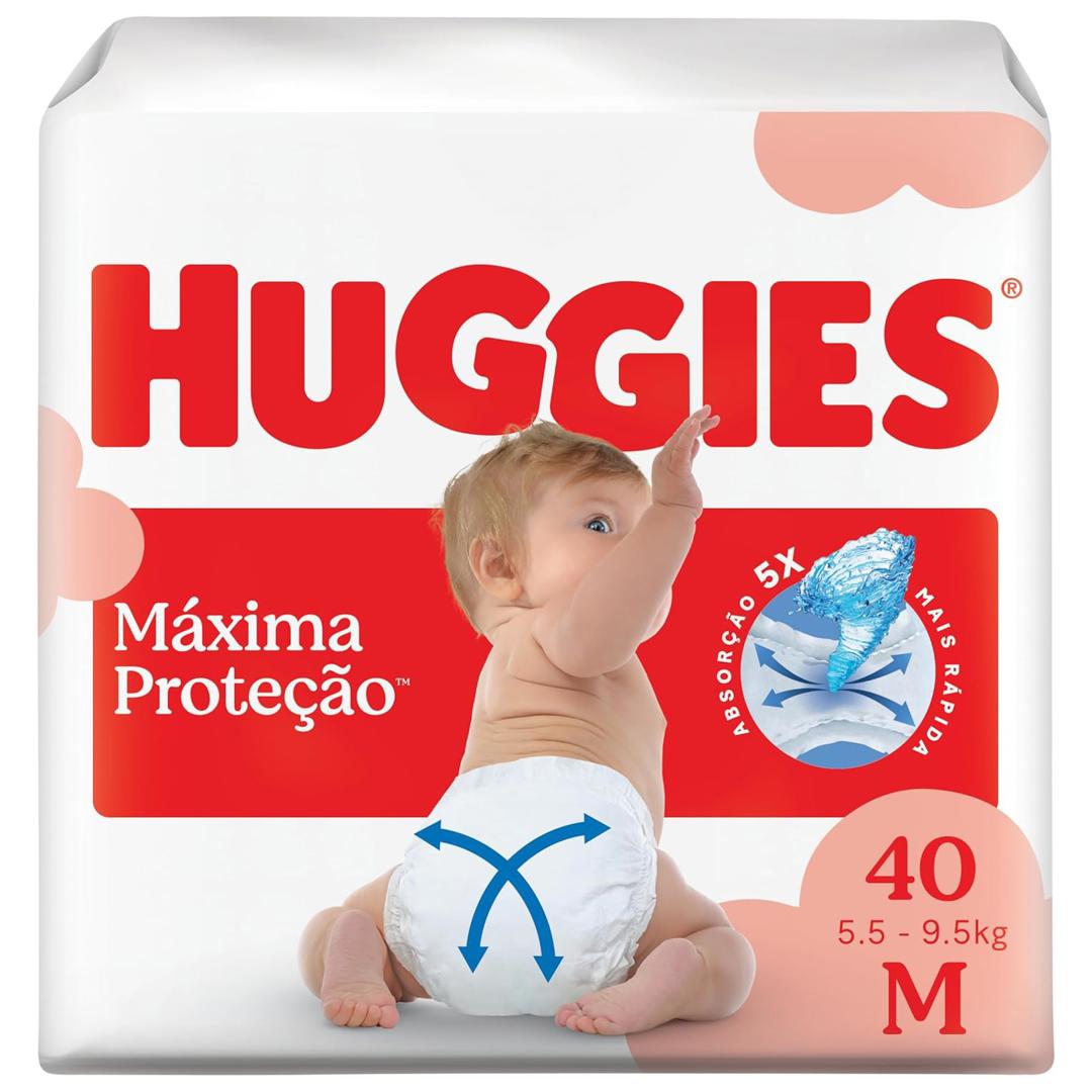 Fraldas Huggies Supreme Care M com 40