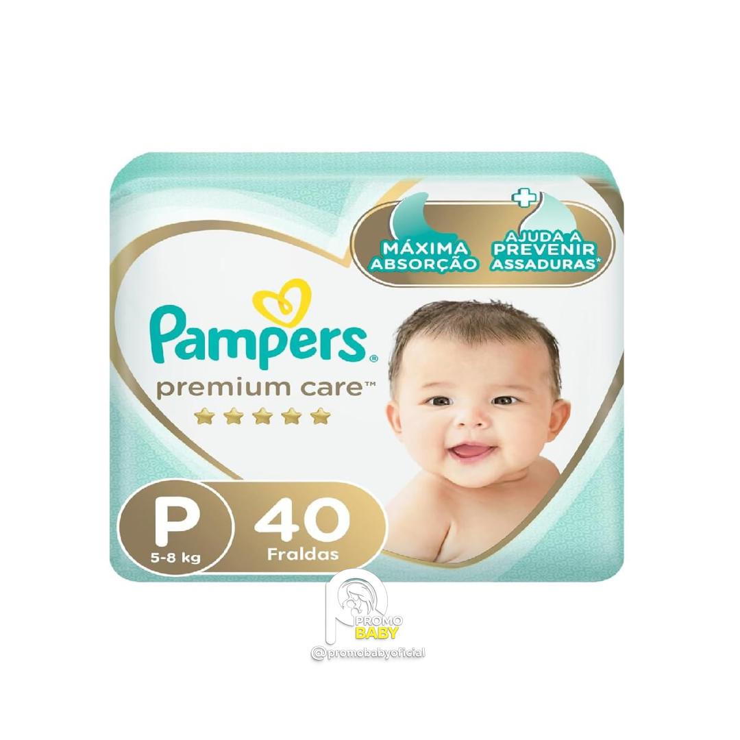 Fralda Pampers Premium Care P - 40 fraldas