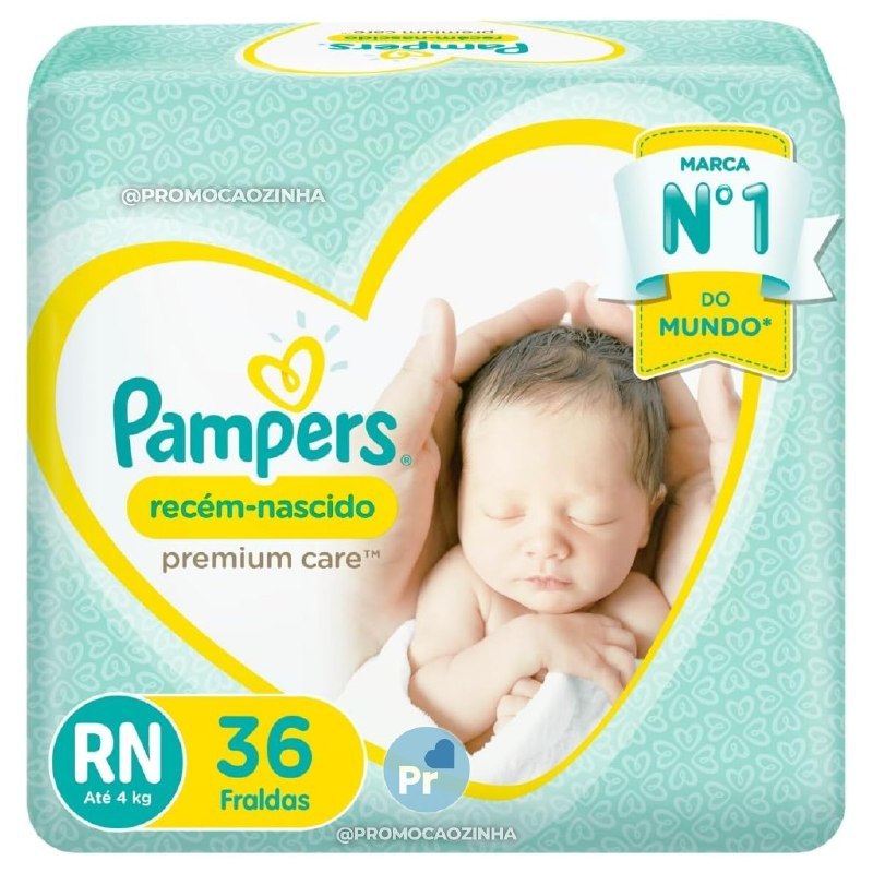 Fralda Pampers Premium Care RN