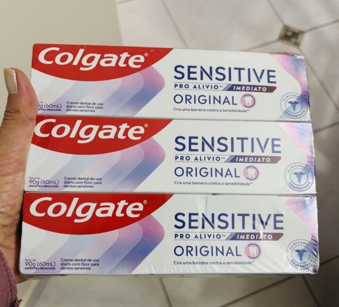 Colgate Creme Dental Sensitive Pro Alívio Imediato Original 90g