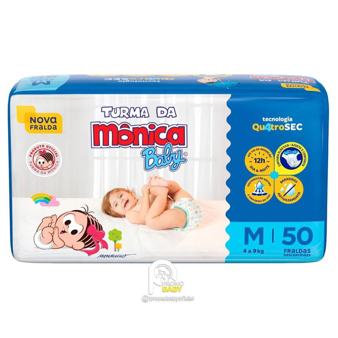 Fralda Turma da Mônica Baby M