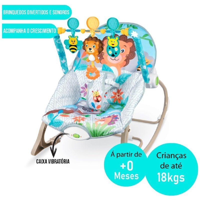 Maxibaby Cadeira de Descanso e Balanco Funtime Leão