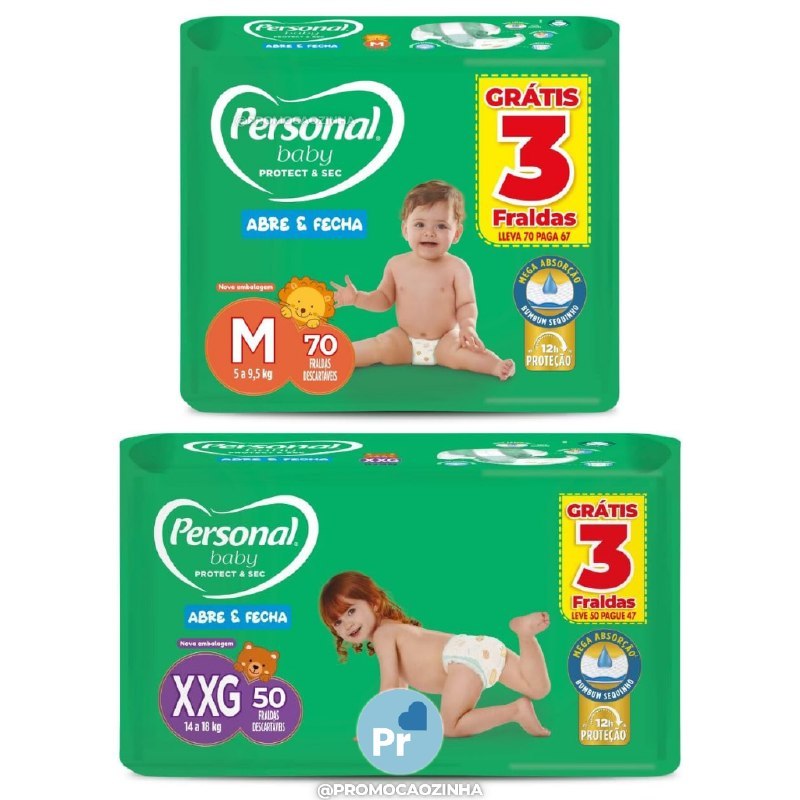 Fralda Personal Baby Protect&Sec M