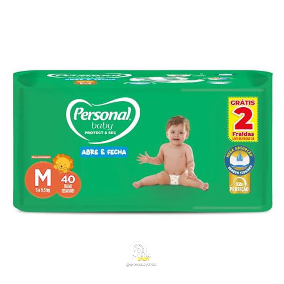 Fralda Personal Baby Protect e Sec M