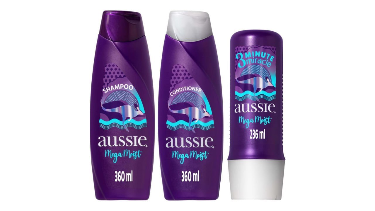 Kit Aussie Mega Moist Super Hidratação