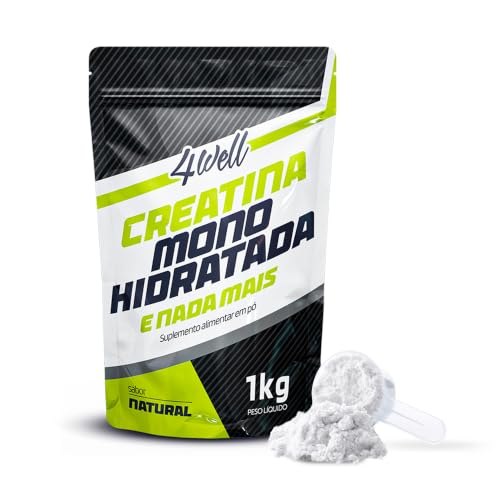 Creatina Monohidratada 4well 1Kg Sabor Natural