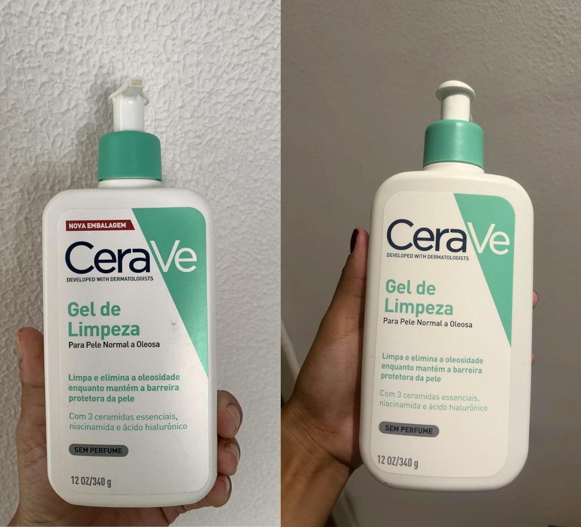 Gel de Limpeza Facial para Pele Oleosa Cerave 340g