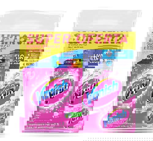 Kit Tira Manchas Vanish Gel Multiuso 1,2L + Crystal White 1,2L