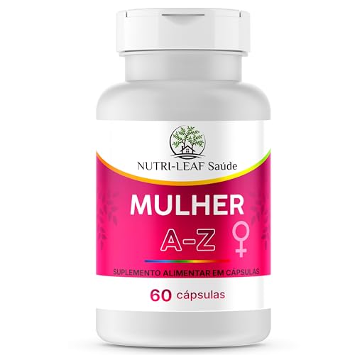 MULHER A Z Vitaminas e Nutrientes Essenciais Para Todas as Fases da Vida | Suplemento com 22 Vitaminas e Minerais para Energia, Disposição, Saúde e Bem-Estar Feminino