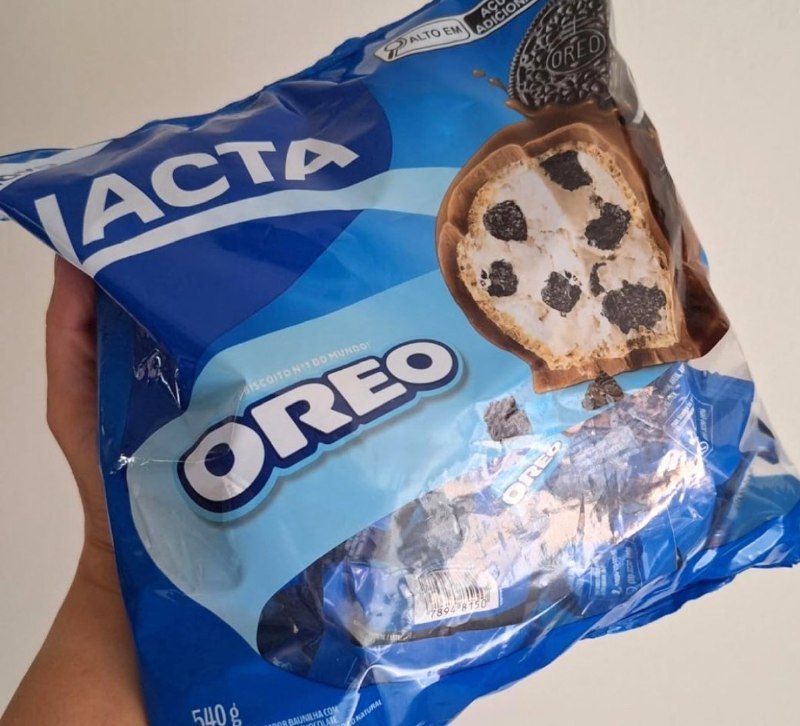 Wafer Lacta com Recheio de Oreo - Pacote 540g