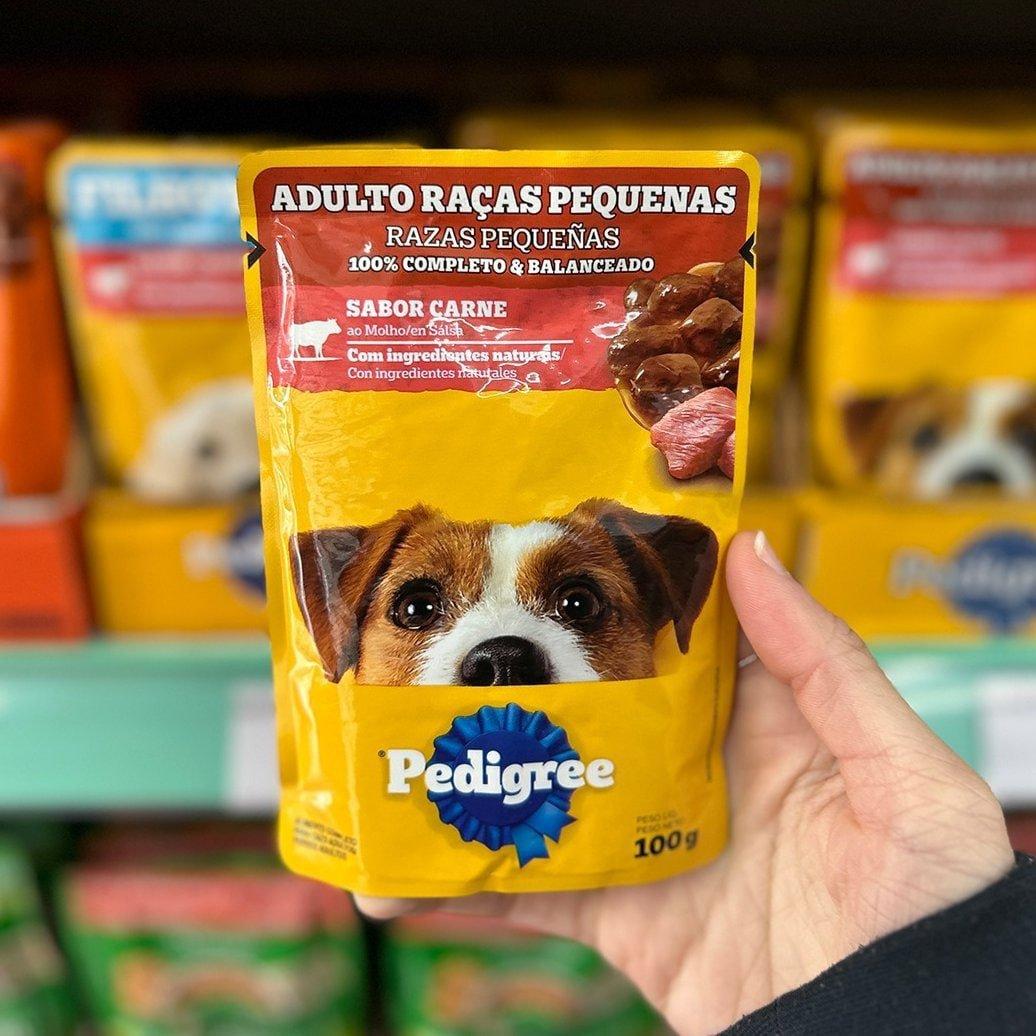 Pack Ração Úmida Pedigree Sachê Frango ao Molho para Cães Adultos de Raças Pequenas