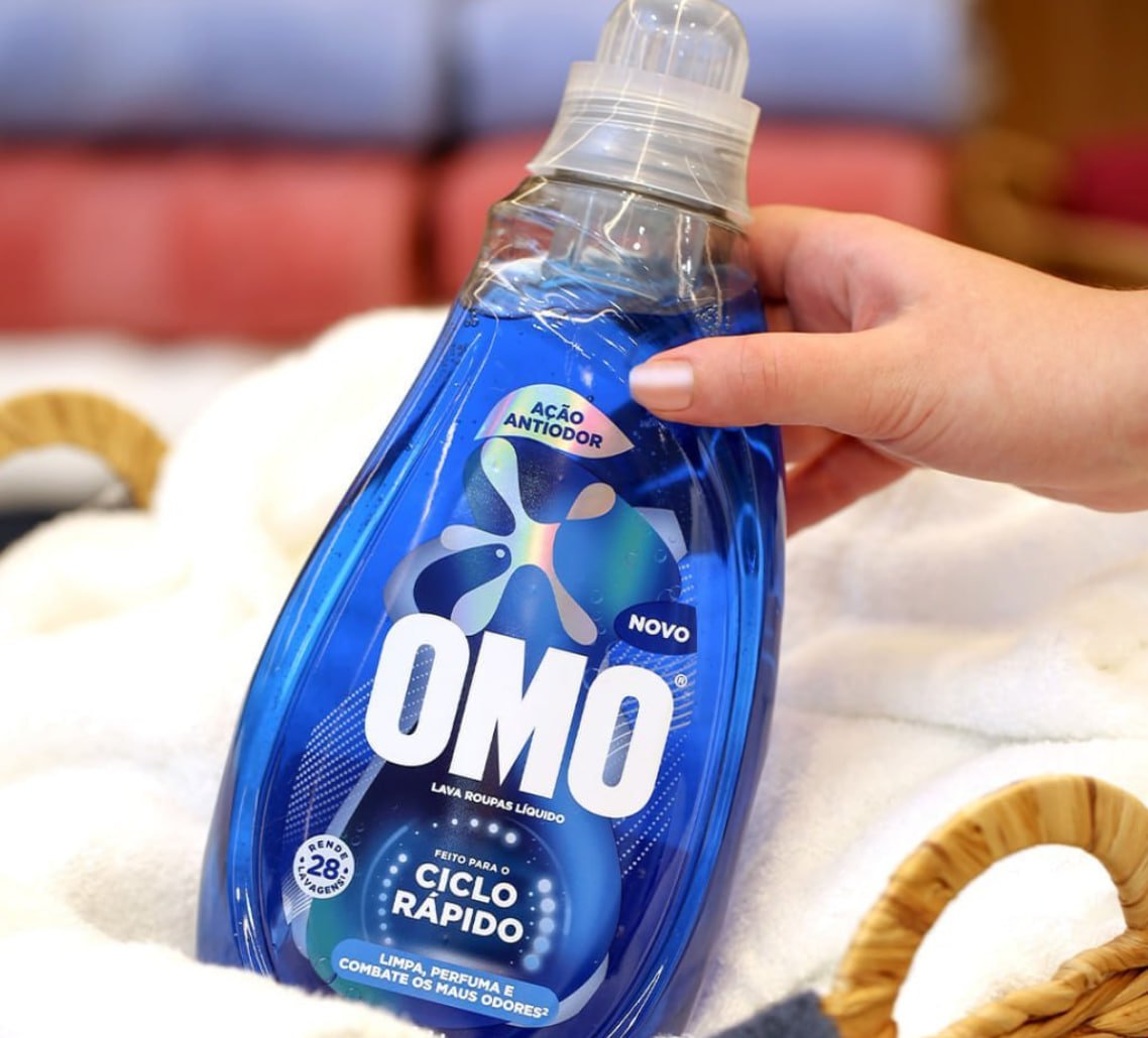 Lava-Roupas Líquido Omo Ciclo Rápido 1,4L