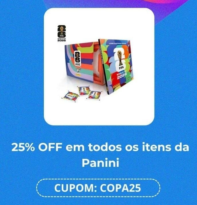 Blister com 12 Pacotes de Figurinhas Copa do Mundo FIFA 2026