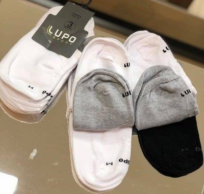 Kit 10 Pares De Meias Lupo Soquete Invisível Sport