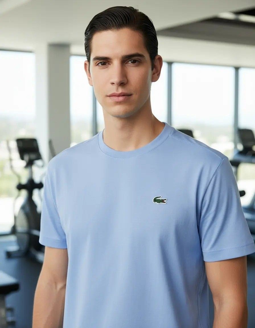 Camiseta Lacoste Esportiva Em Algodão Ultra Dry