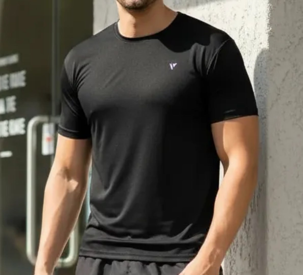 Camiseta Raglan Proteção UV Camisas Dry Fit Manga Curta