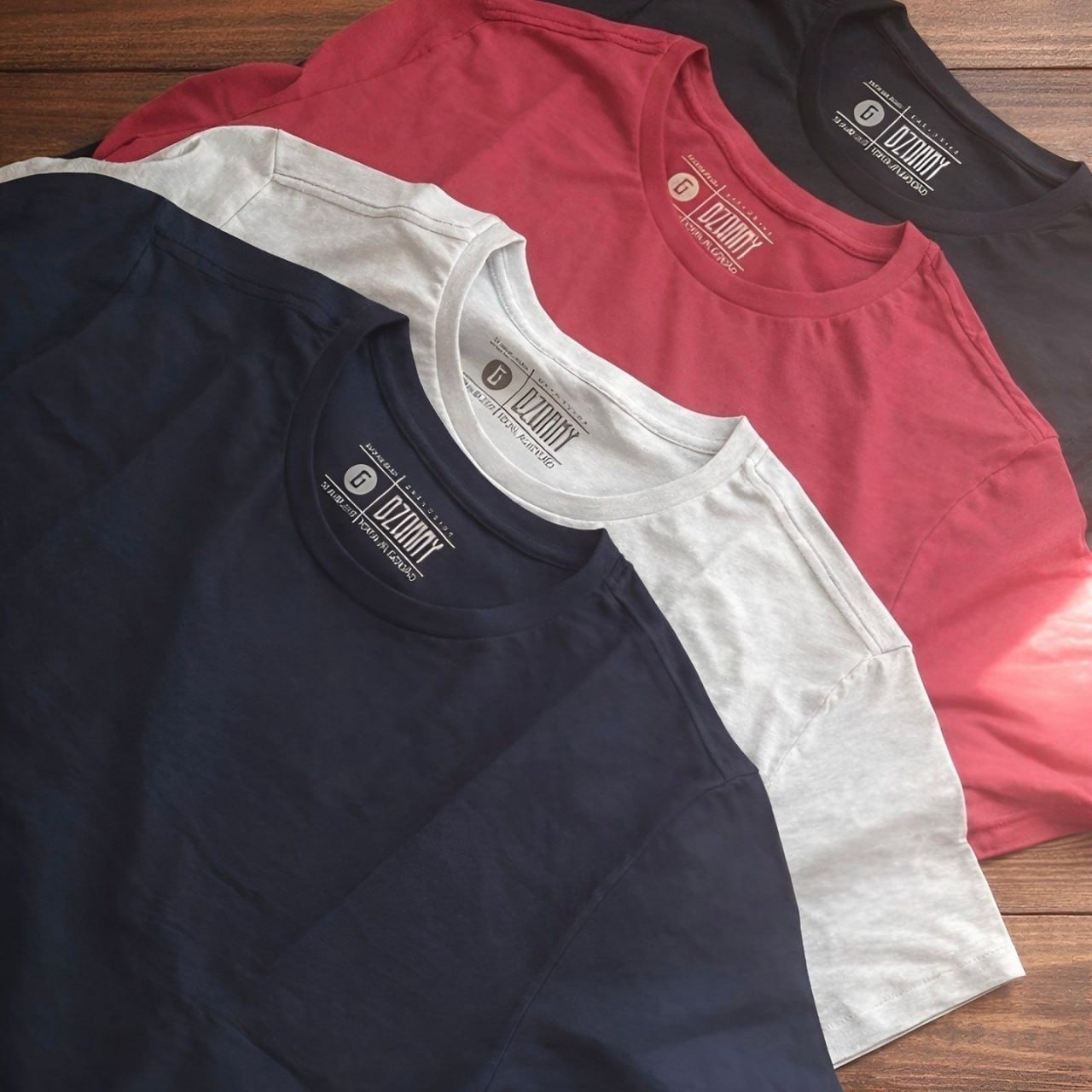 Kit com 5 Camisetas 100% Algodão