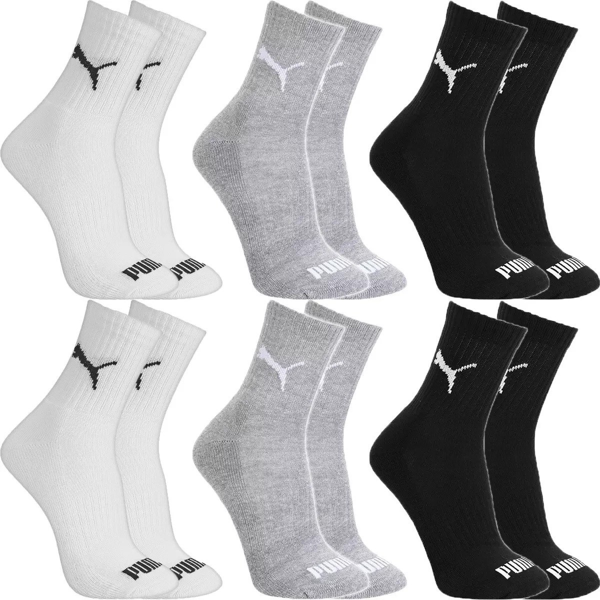 Kit 9 Pares Meias Puma Cano Baixo