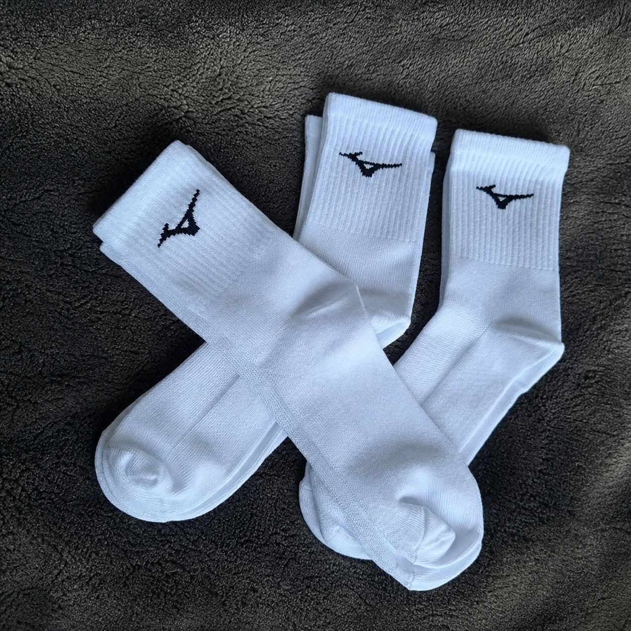 Kit 3 Pares Meia Mizuno Cano Médio