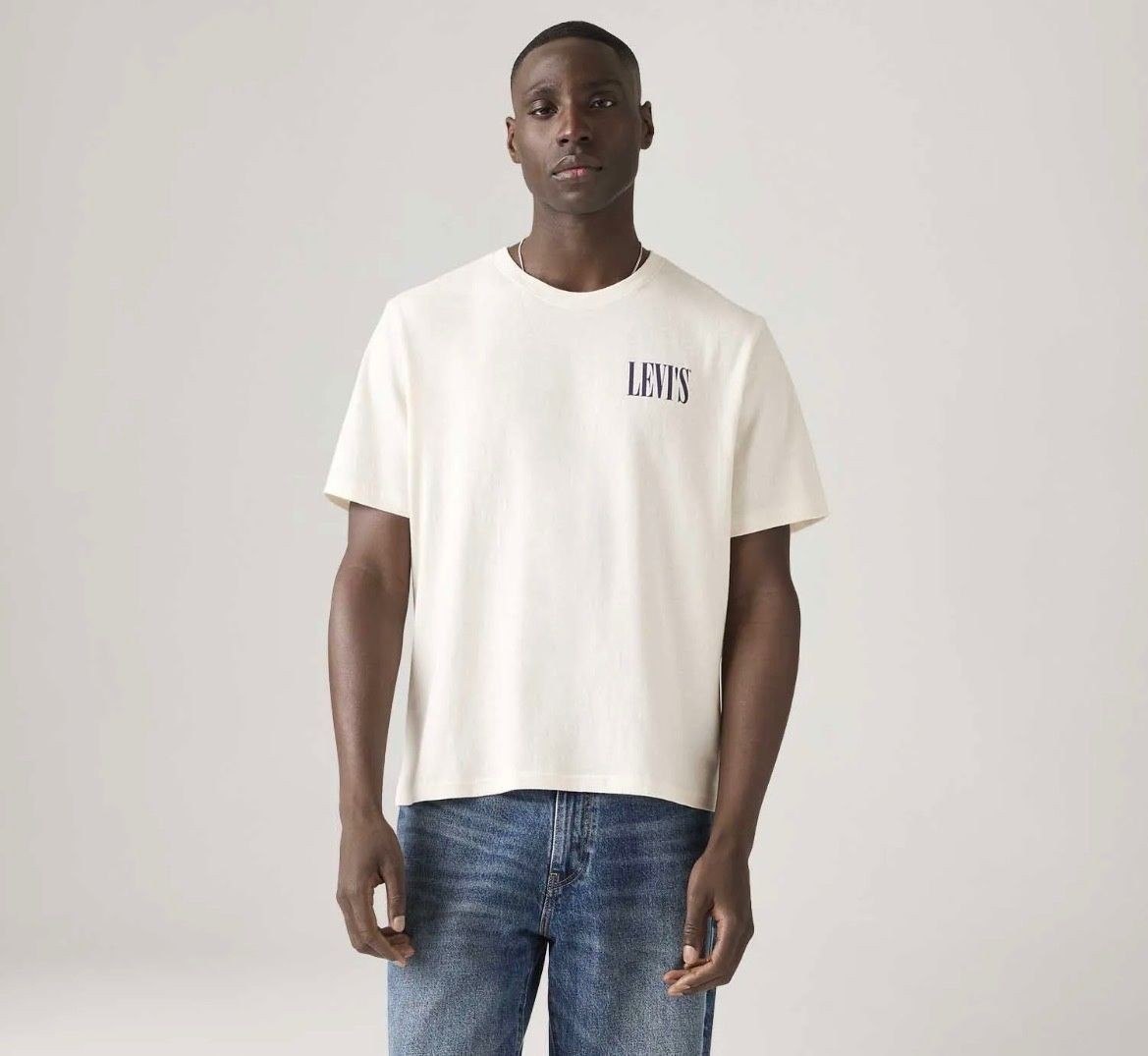 Camiseta Levi's®️ Graphic Crewneck Branca Lb0013247