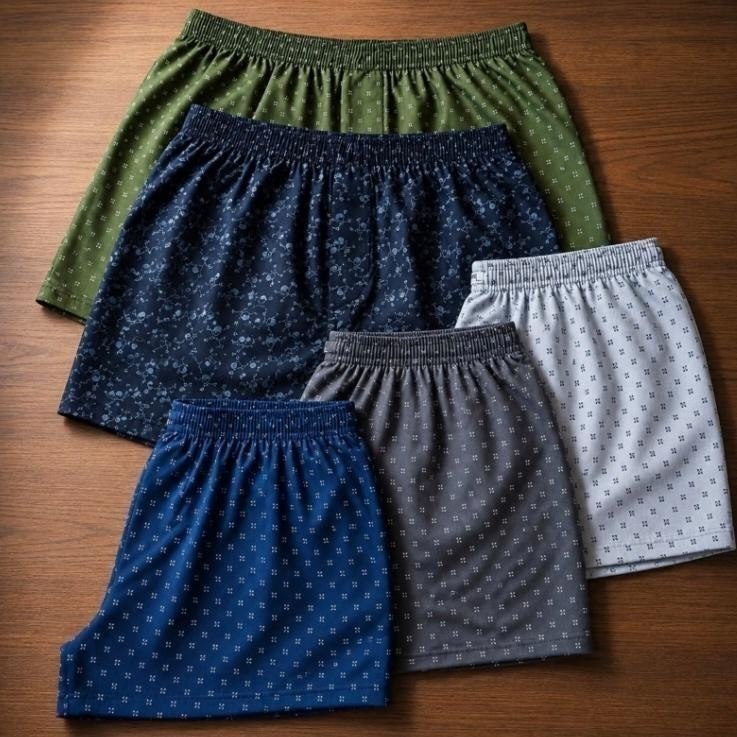 Kit 5 Cueca Samba Canção Short Masculino