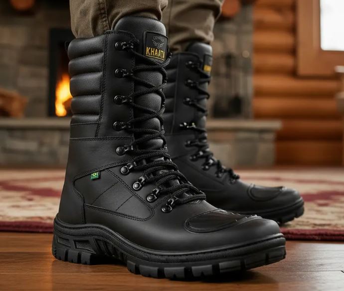 Bota Militar Coturno Adventure De Segurança C/ Zíper Premium