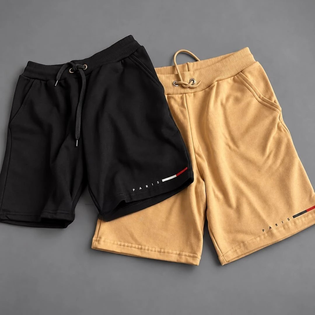 Kit 2 Bermuda Casual Short Moletom Masculina Academia Treino