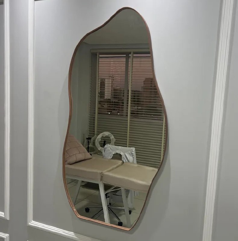 Espelho Oval 170x70 Decorativo Corpo Inteiro Com Moldura