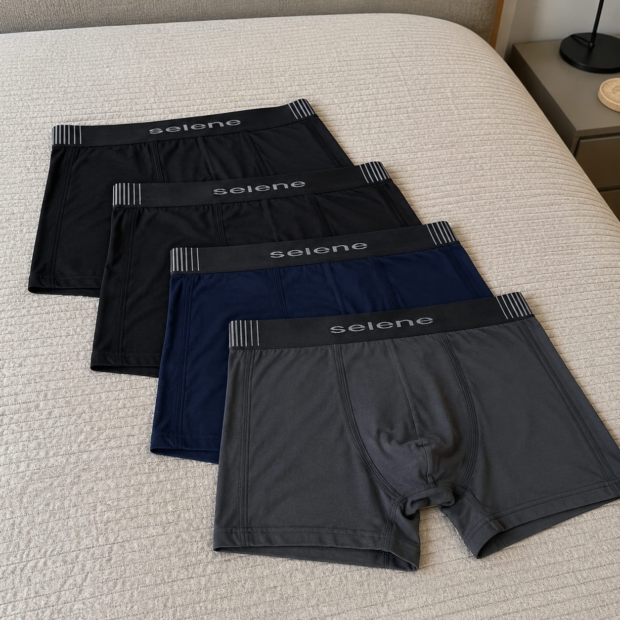 Kit com 4 Cuecas Boxer Zorba Algodão sem Costura