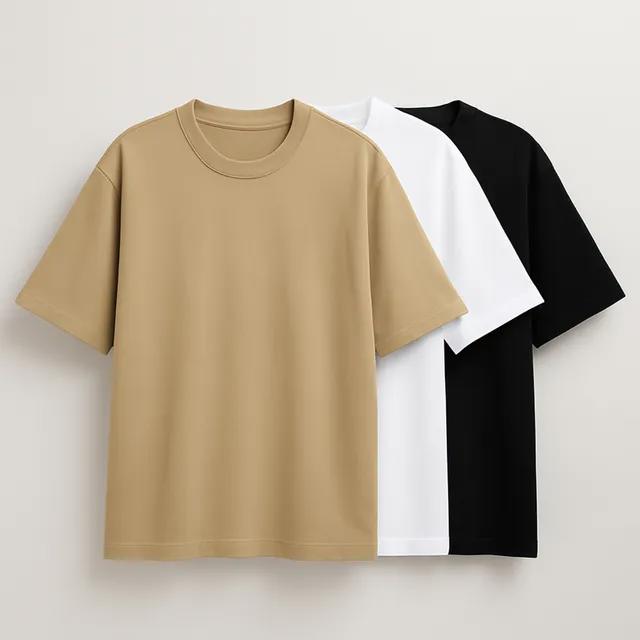 Polo Sem Botão Masculina Tecido Texturizado
