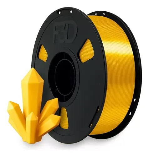 Filamento PLA Premium Silk Dourado F3D