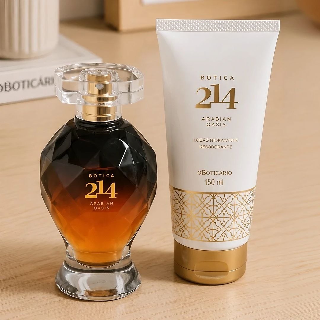 Combo Botica 214 Arabian Oasis Feminino: Eau De Parfum 75ml