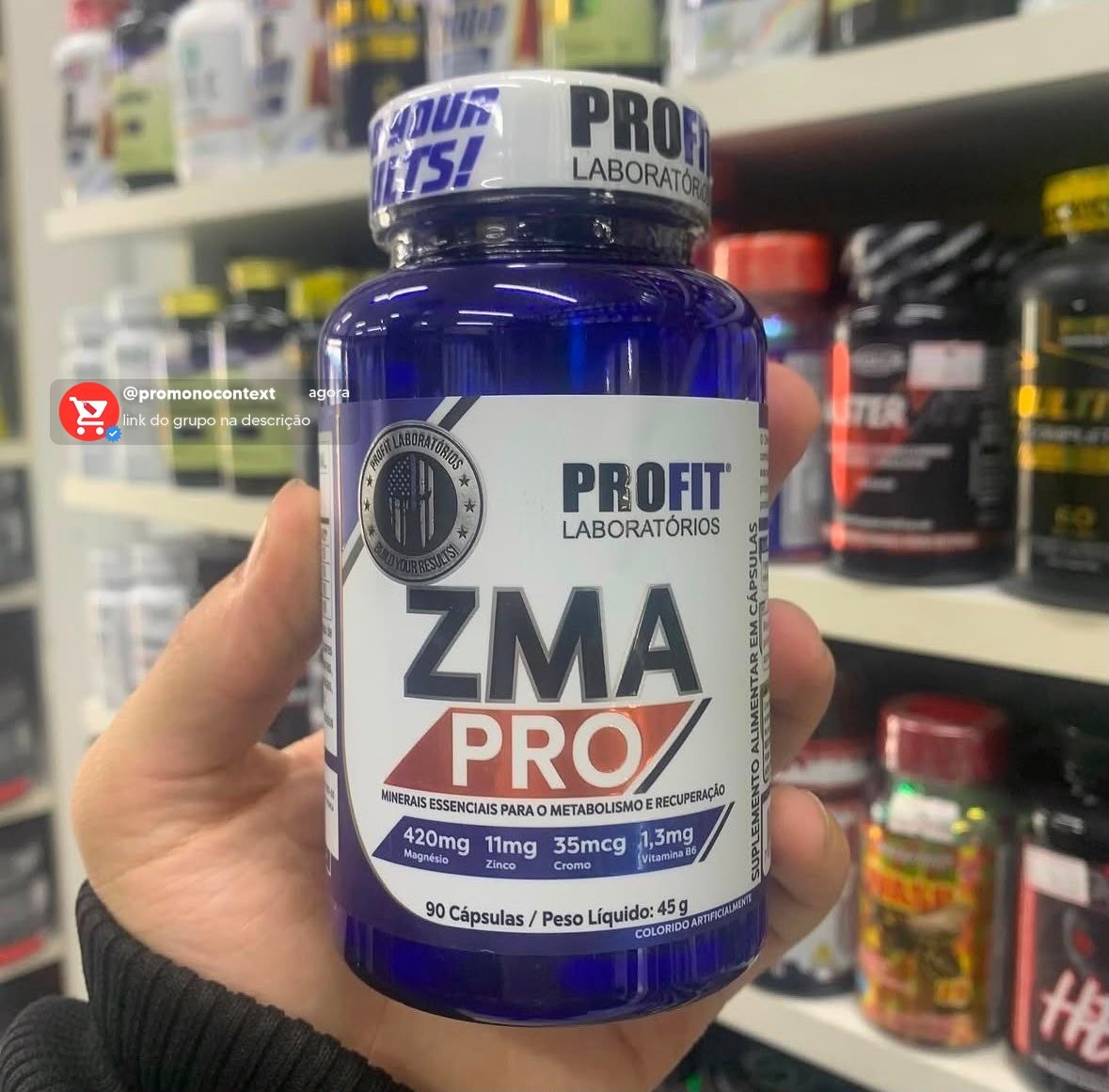 Zma Pro 90 Cápsulas Profit