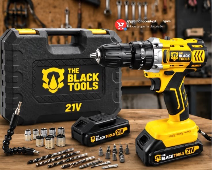 Parafusadeira E Furadeira Impacto The Black Tools