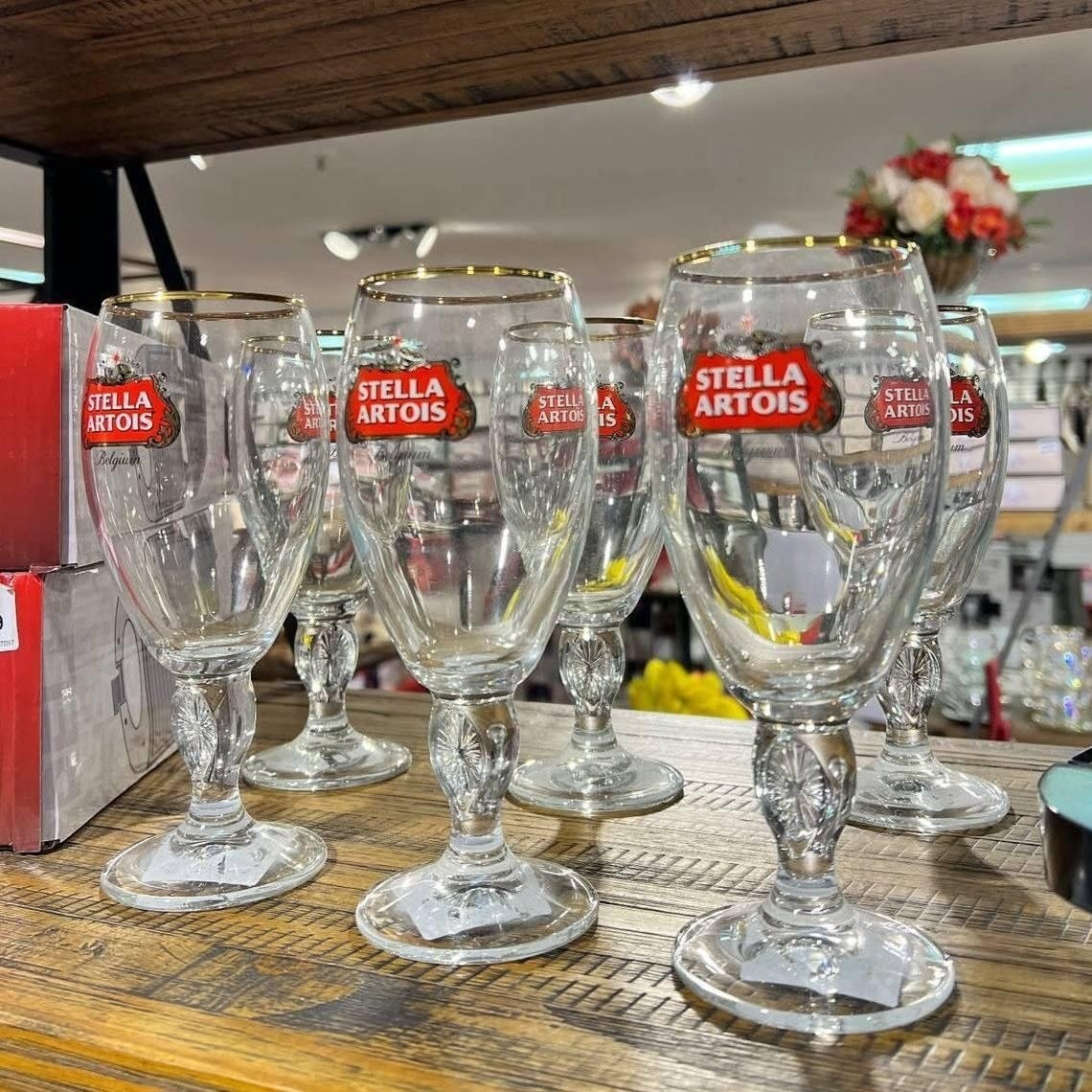 Taça Stella Artois Belgium, Taça de Vidro, Ruvolo 315ml 6pcs