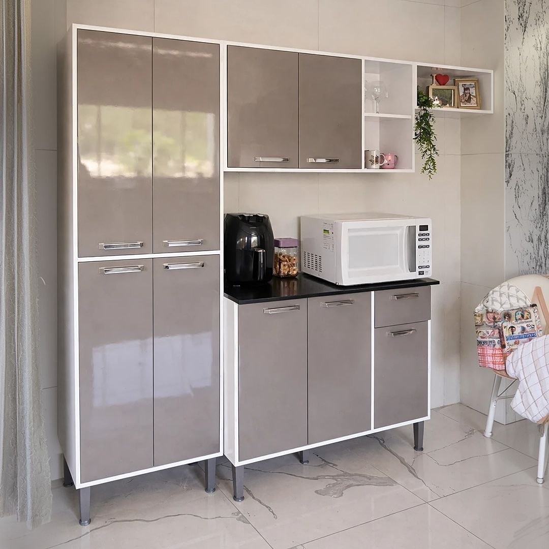 Armário de Cozinha Compacta Xangai Multimóveis