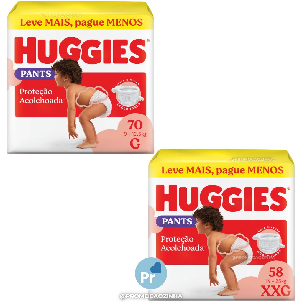 Fraldas Pampers Pants Ajuste Total G