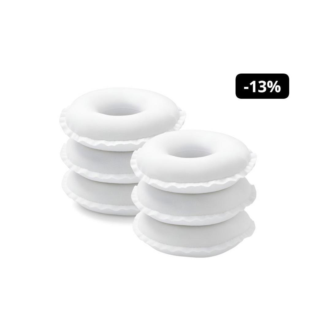 Kit 6 Rosquinhas De Amamentação Absorventes Seios Algodão