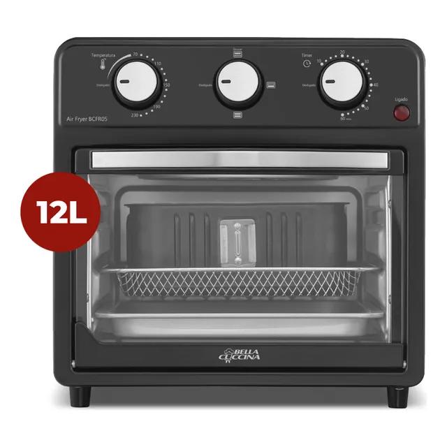 Fritadeira air fryer Bcfr05 Bella Cuccina 12l 1500w preto 110v
