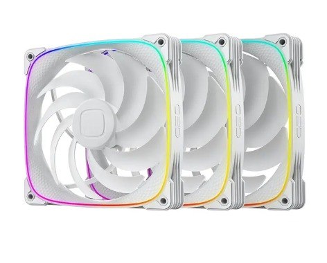 Kit 3 Fans Reverse Blade Geometric Future Squama 2503r-14w