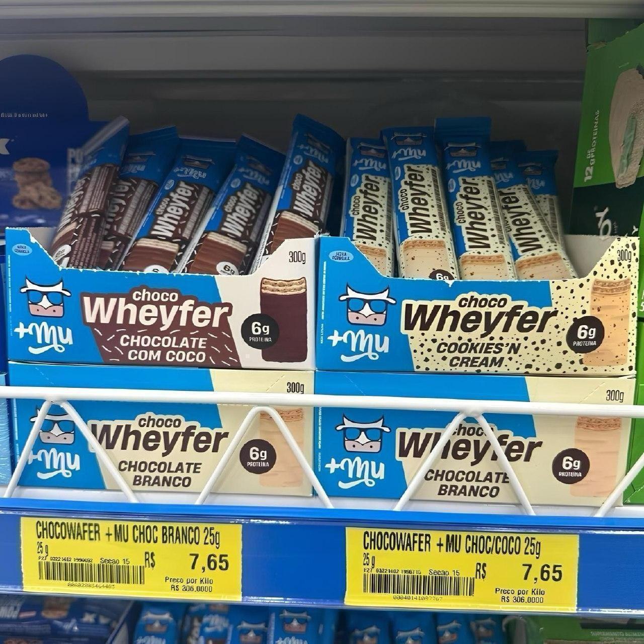 Chocowheyfer Snack Proteico Sabor Baunilha