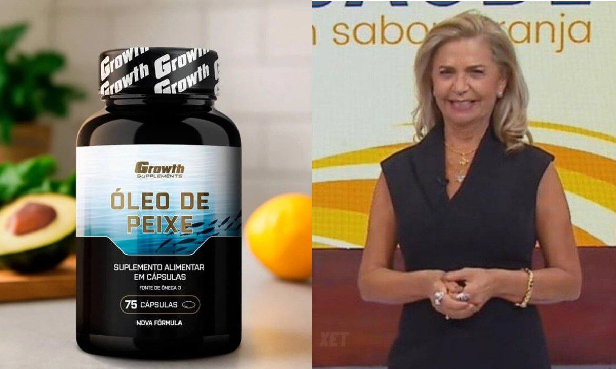 Omega 3 Óleo de Peixe 75 Cáps Growth Supplements