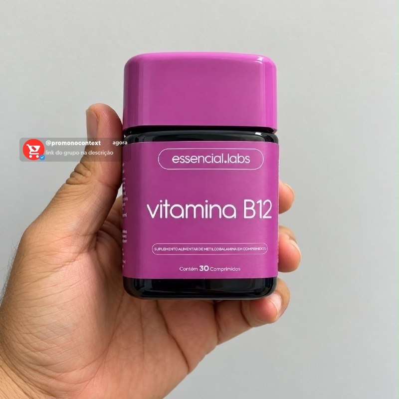 Vitamina B12 Metilcobalamina Fórmula com Máxima Pureza e Concentração 30 Doses