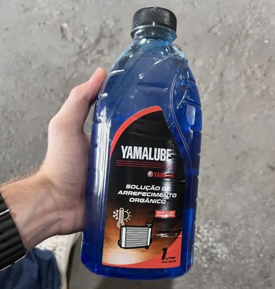 Aditivo Liquido Arrefecimento Radiador Yamalube Yamaha 1l Cor Azul