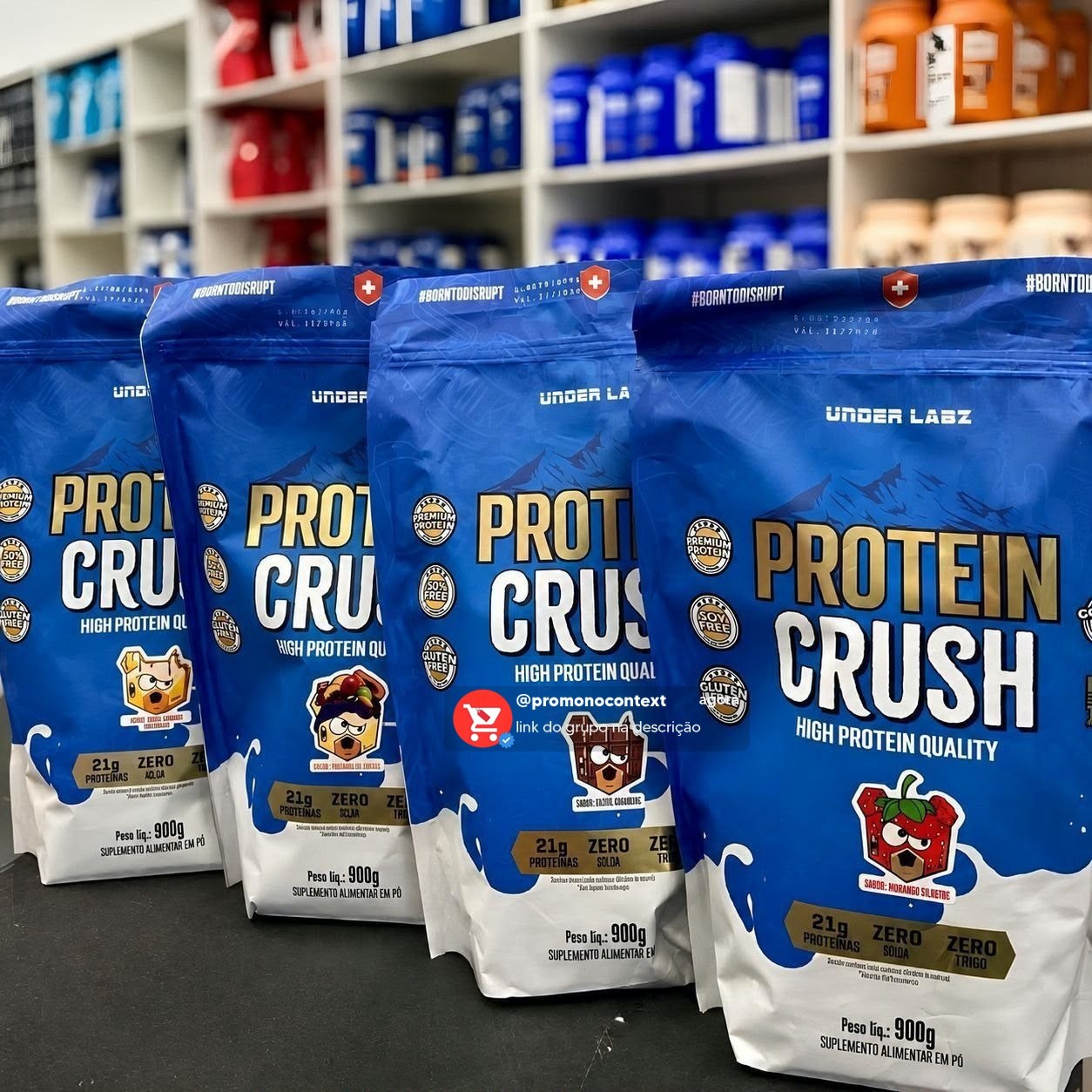 Protein Crush Refil 900g Under Labz